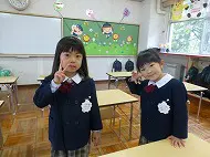 幼稚園でのようす