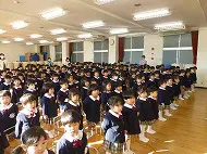 ３学期　始業式