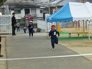 マラソン大会　年少・年中