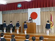 卒園式の練習