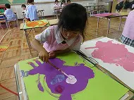 絵画　七夕飾り　ダンス